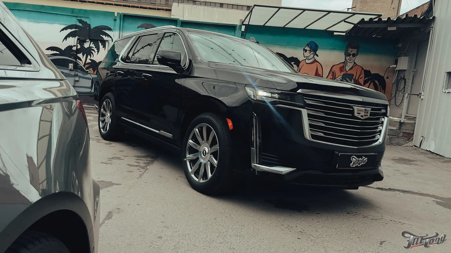 Построили выхлопную систему на Cadillac Escalade нового поколения